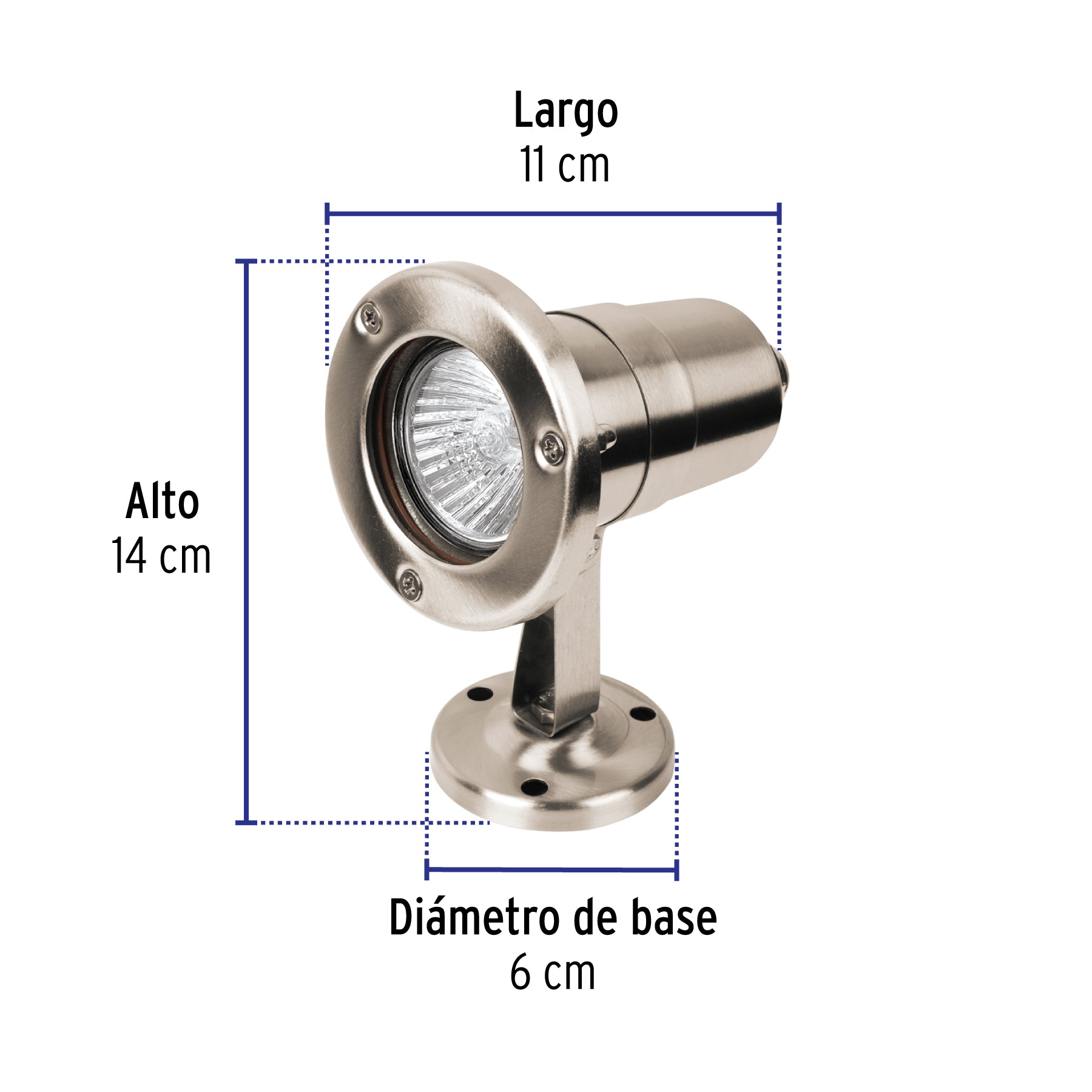 Sobrepuesto exterior, cilíndrico, spot, 1xMR16GU5.3
