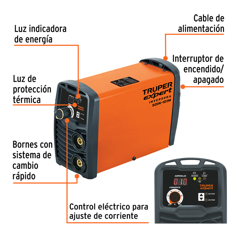 Soldadora inversora mini, 100 A, 127 V