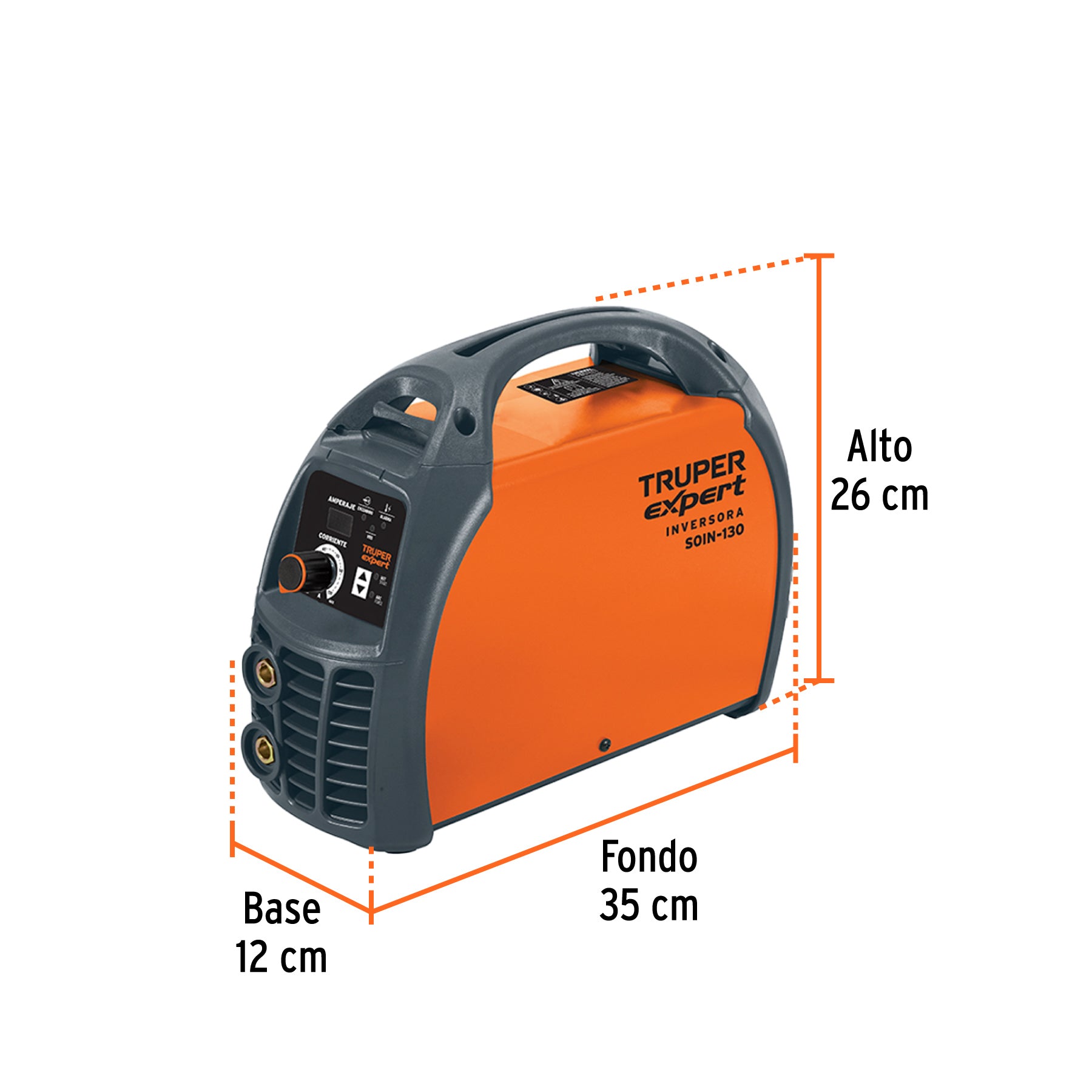 Soldadora inversora 130 A, 127V, Truper