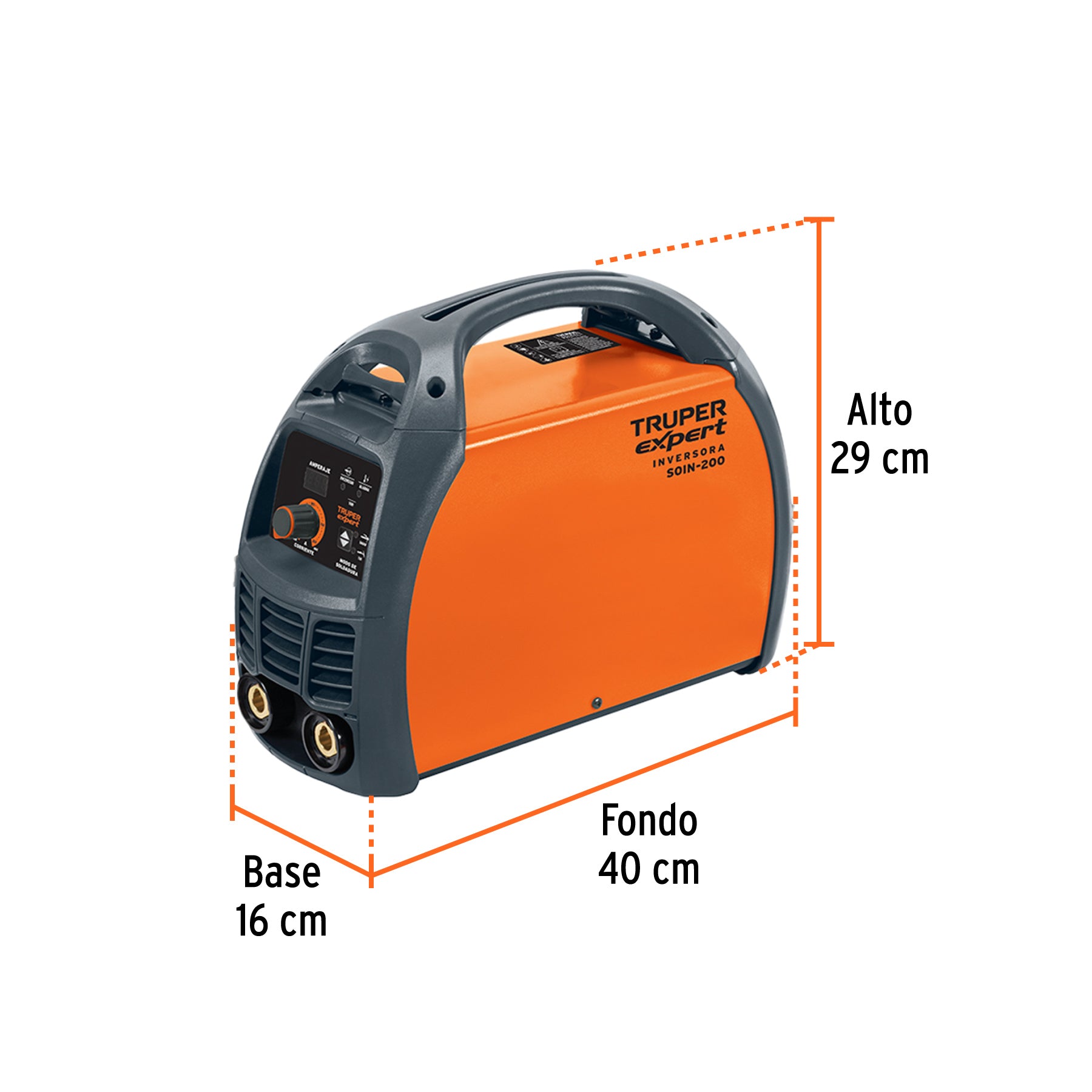 Soldadora inversora, 200 A, 220 V