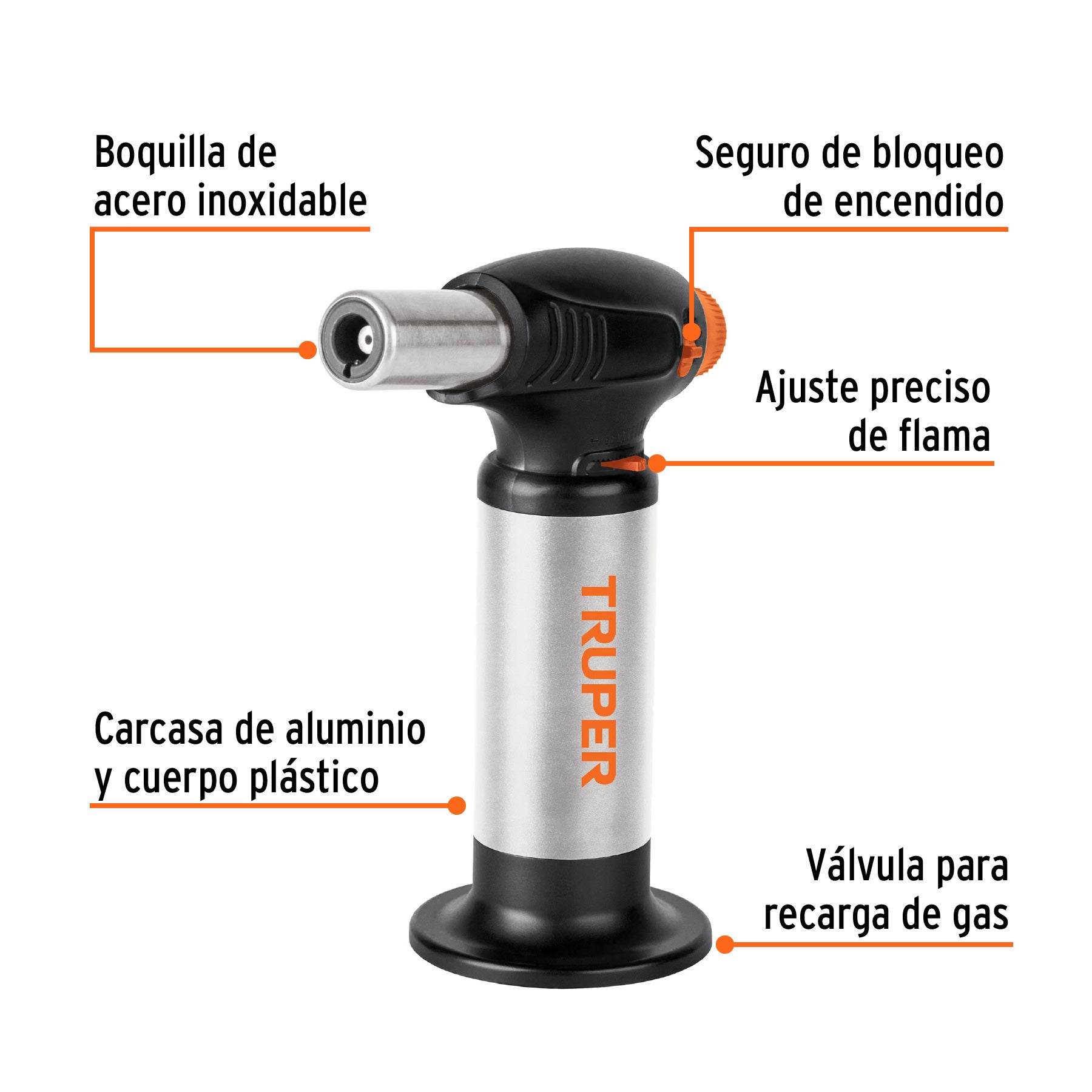 Mini Soplete recargable de gas butano
