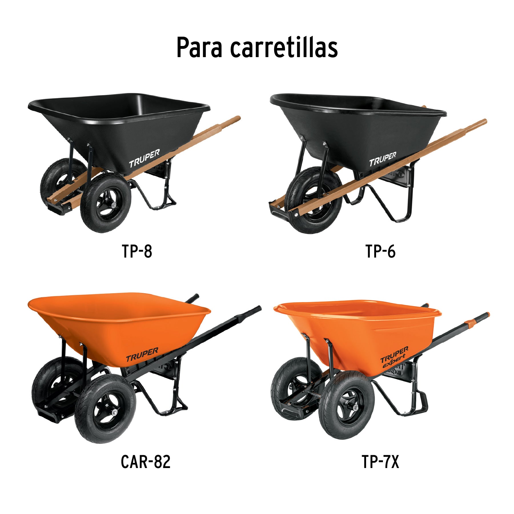 Llanta ligera, 16" para carretilla