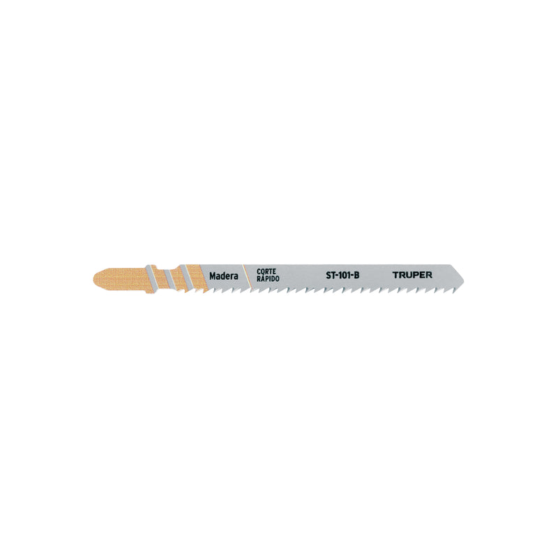 Segueta caladora,cortes rectos madera,zanco t,10dpp,5 pzas