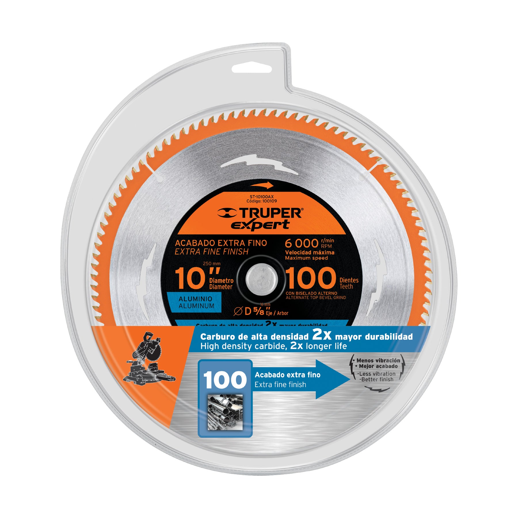 Disco sierra, aluminio 10",100dpp,Expert