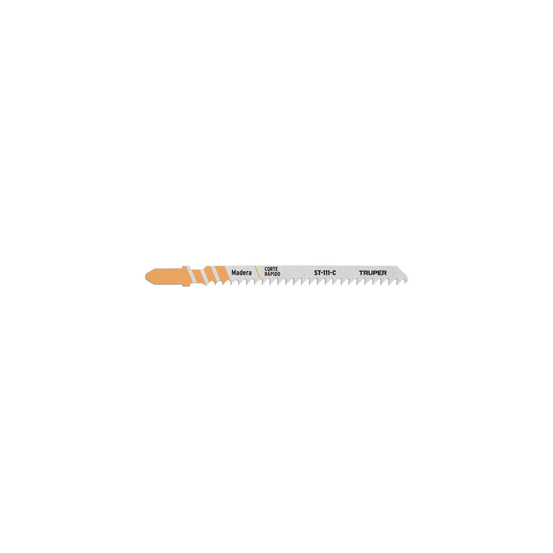 Segueta caladora,cortes rectos madera,zanco t,8dpp,5 pzas