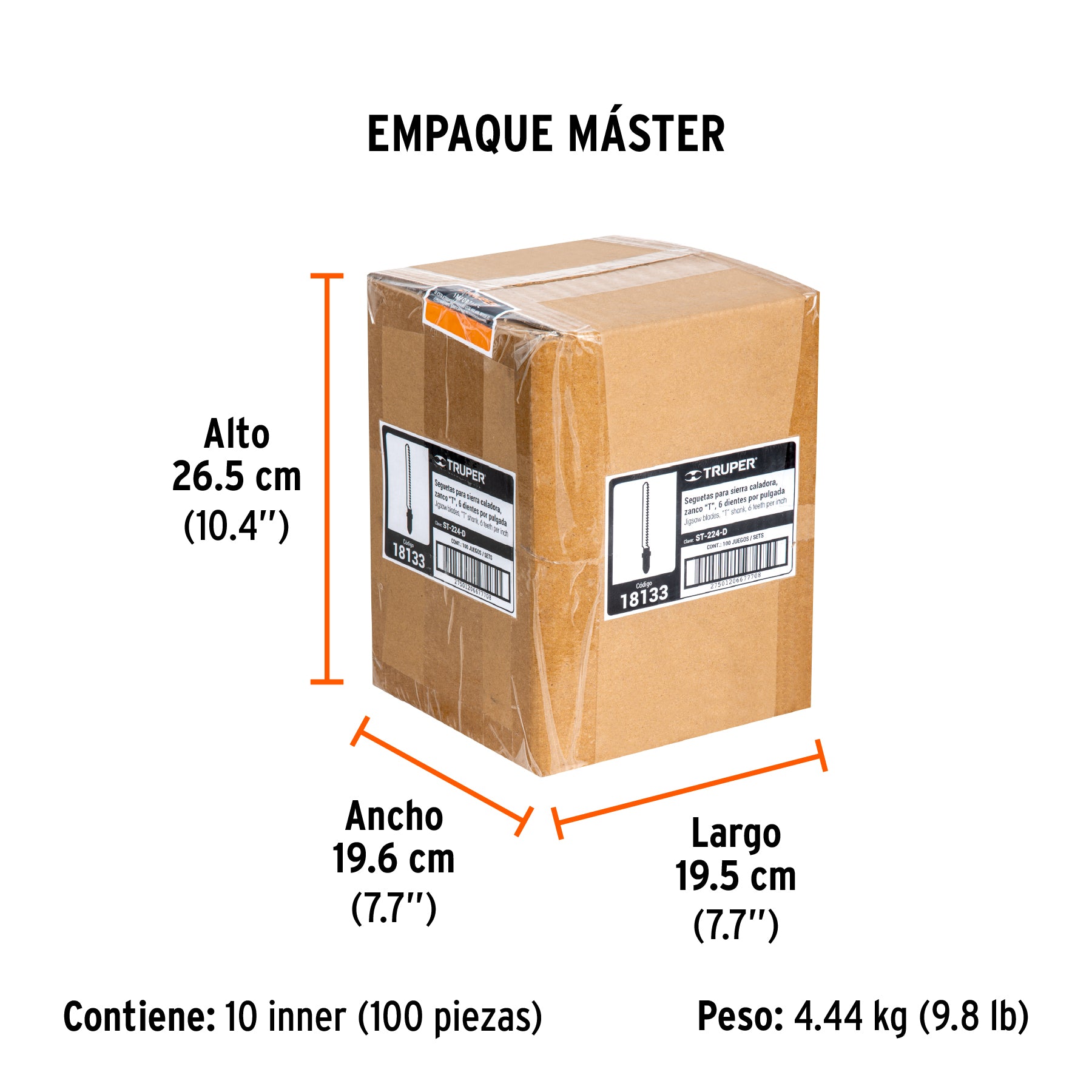 Segueta caladora,cortes curvos madera,zanco t,6dpp,5 pzas
