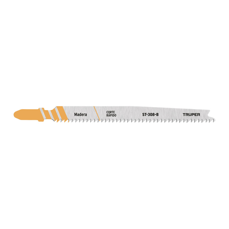 Blíster 5 seguetas T, 12 DPP HCS, corte recto limpio/madera