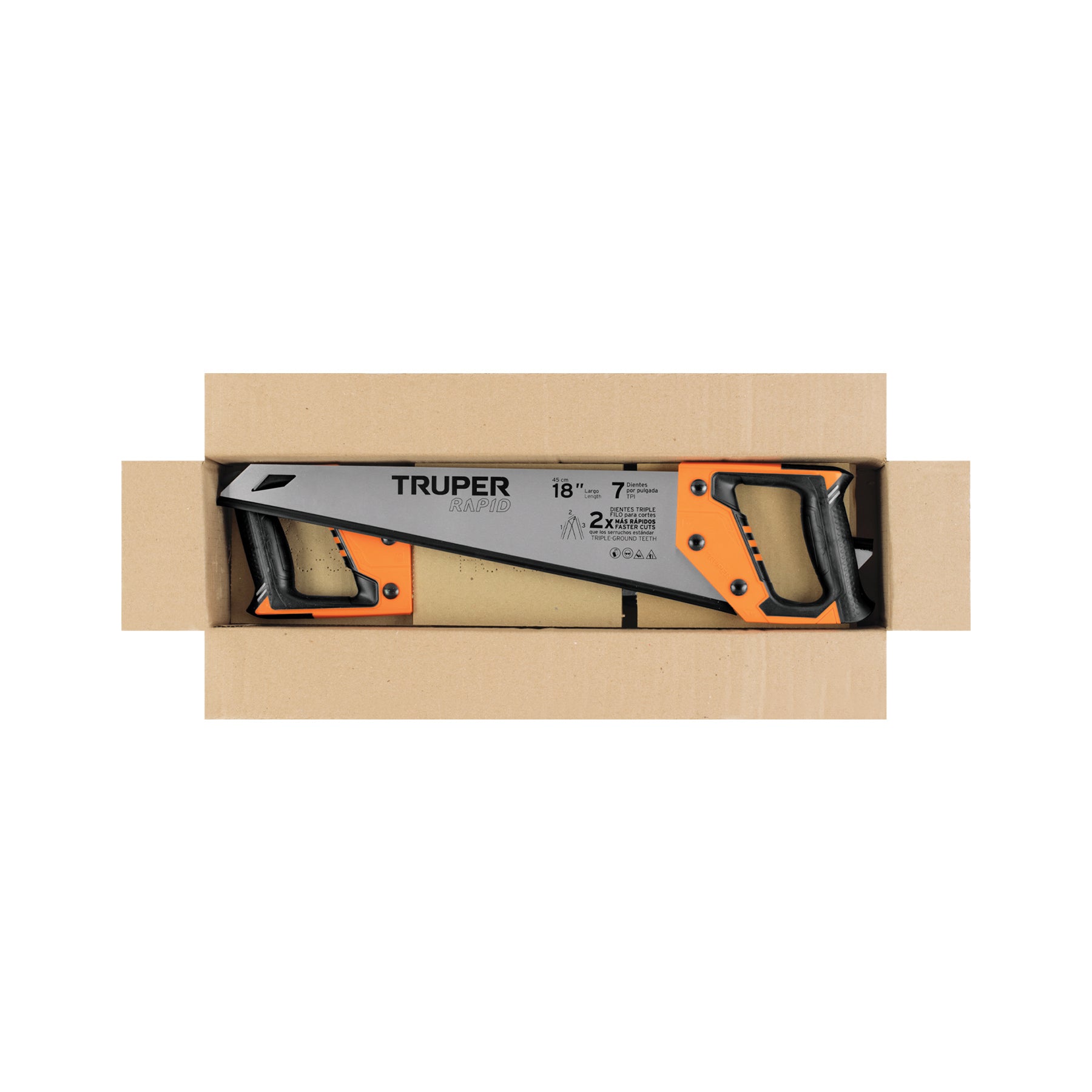 Serrucho Rapid 18', mango Comfort grip