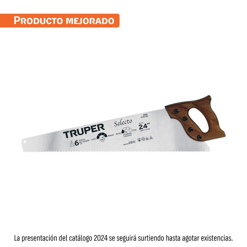 Serrucho 24"  Selecto, 6 DPP