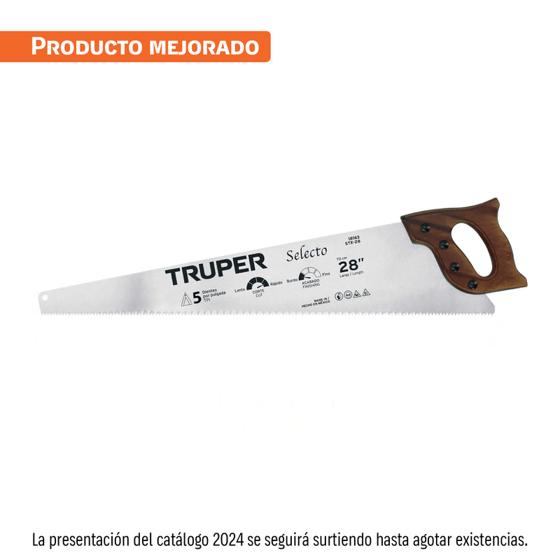 Serrucho 28", Selecto, 6 DPP
