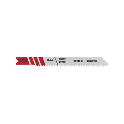 Segueta caladora,cortes rectos metal, zanco u,12dpp,5 pzas