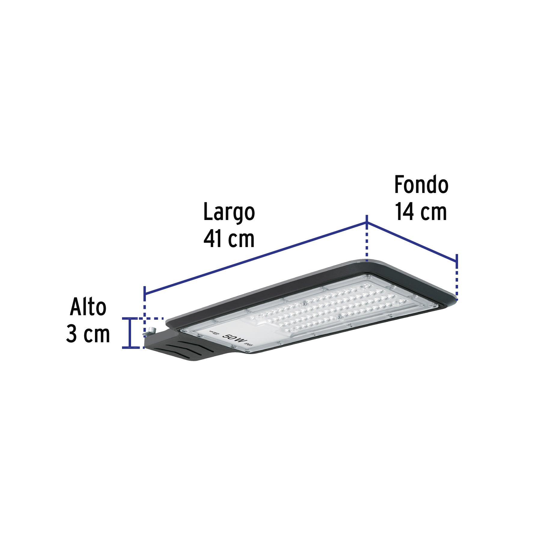 Luminario suburbano de LED 50 W, VOLTECK BASIC