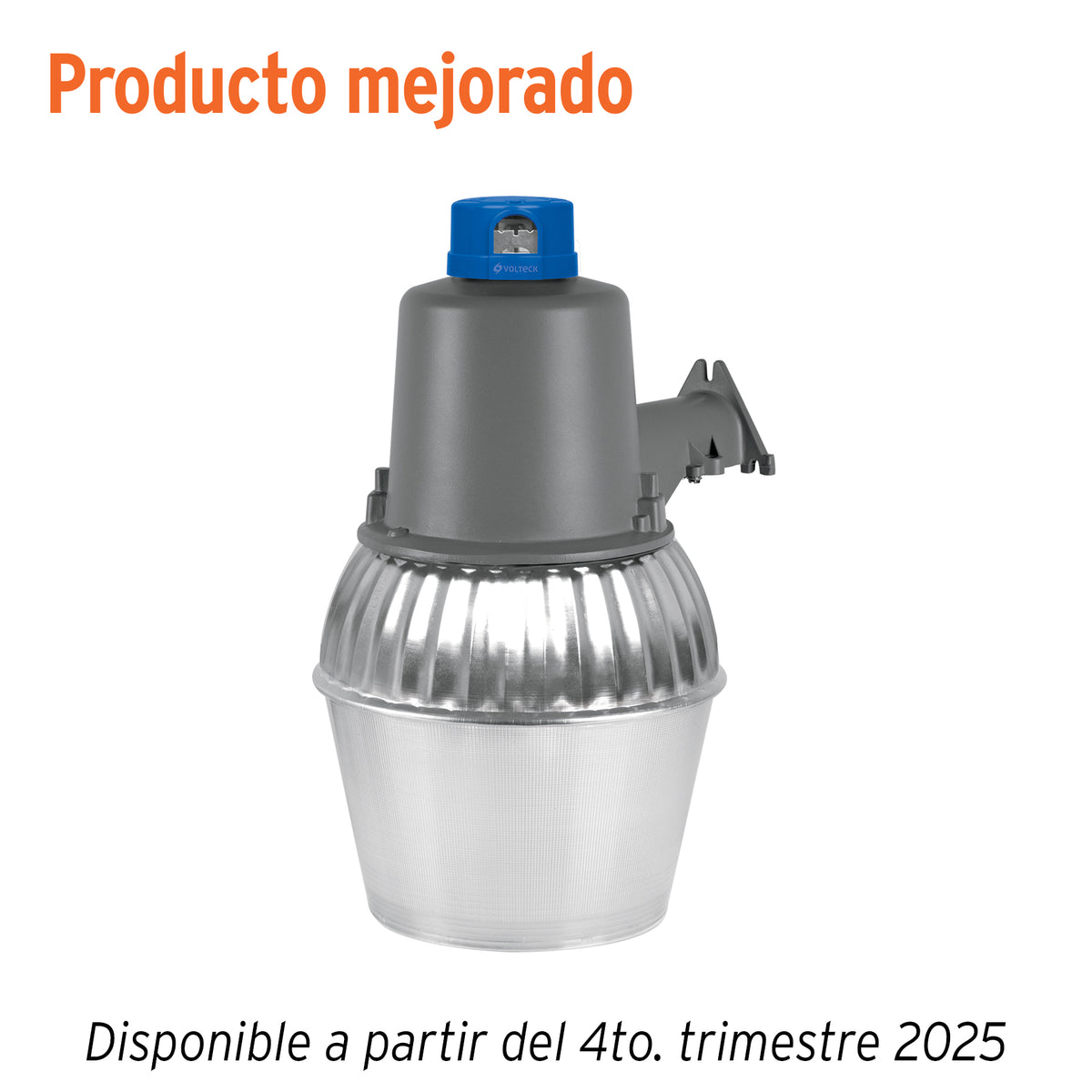 Suburbano metálico con fotocelda, 45W, 6500K, Fluorescente