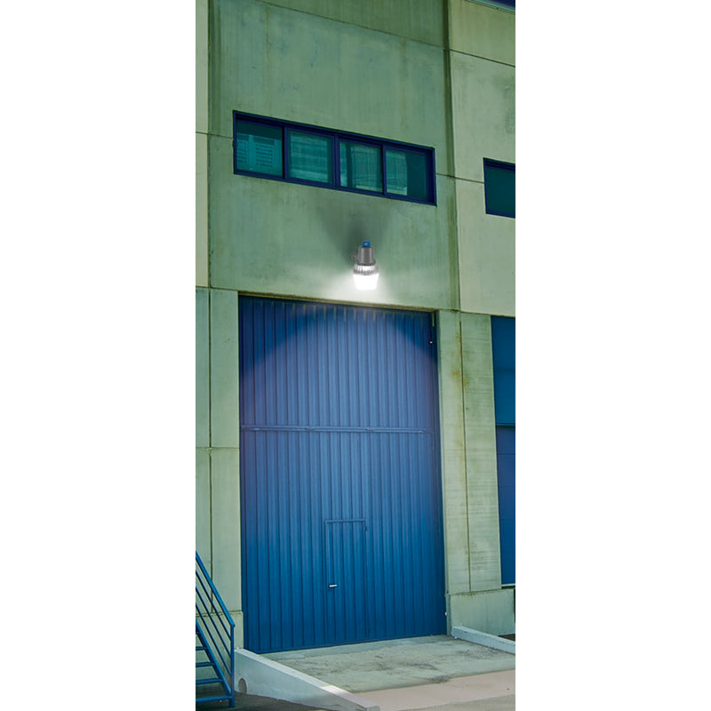 Suburbano metálico con fotocelda, 45W, 6500K, Fluorescente