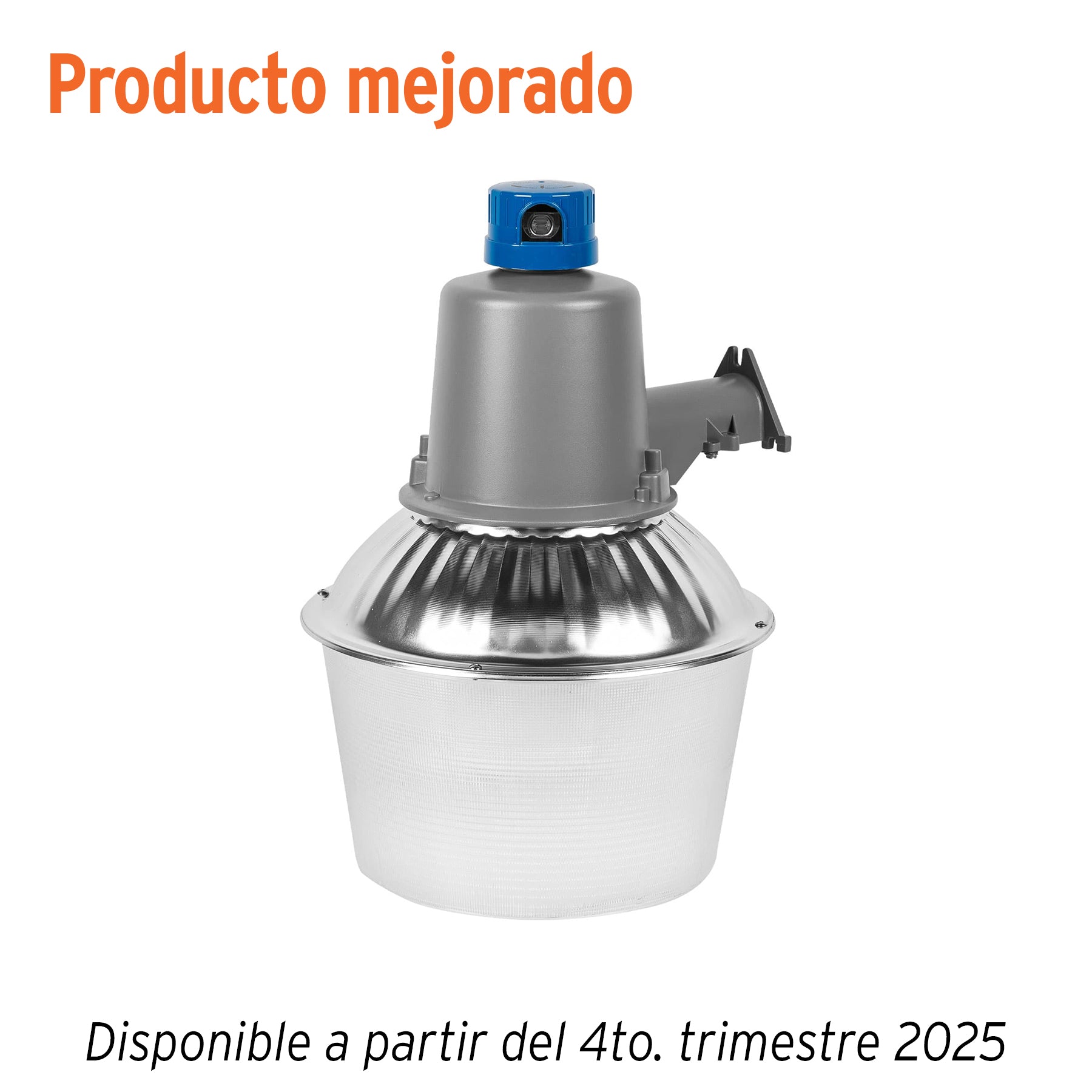 Suburbano metálico con fotocelda, 85W, 6500K, Fluorescente