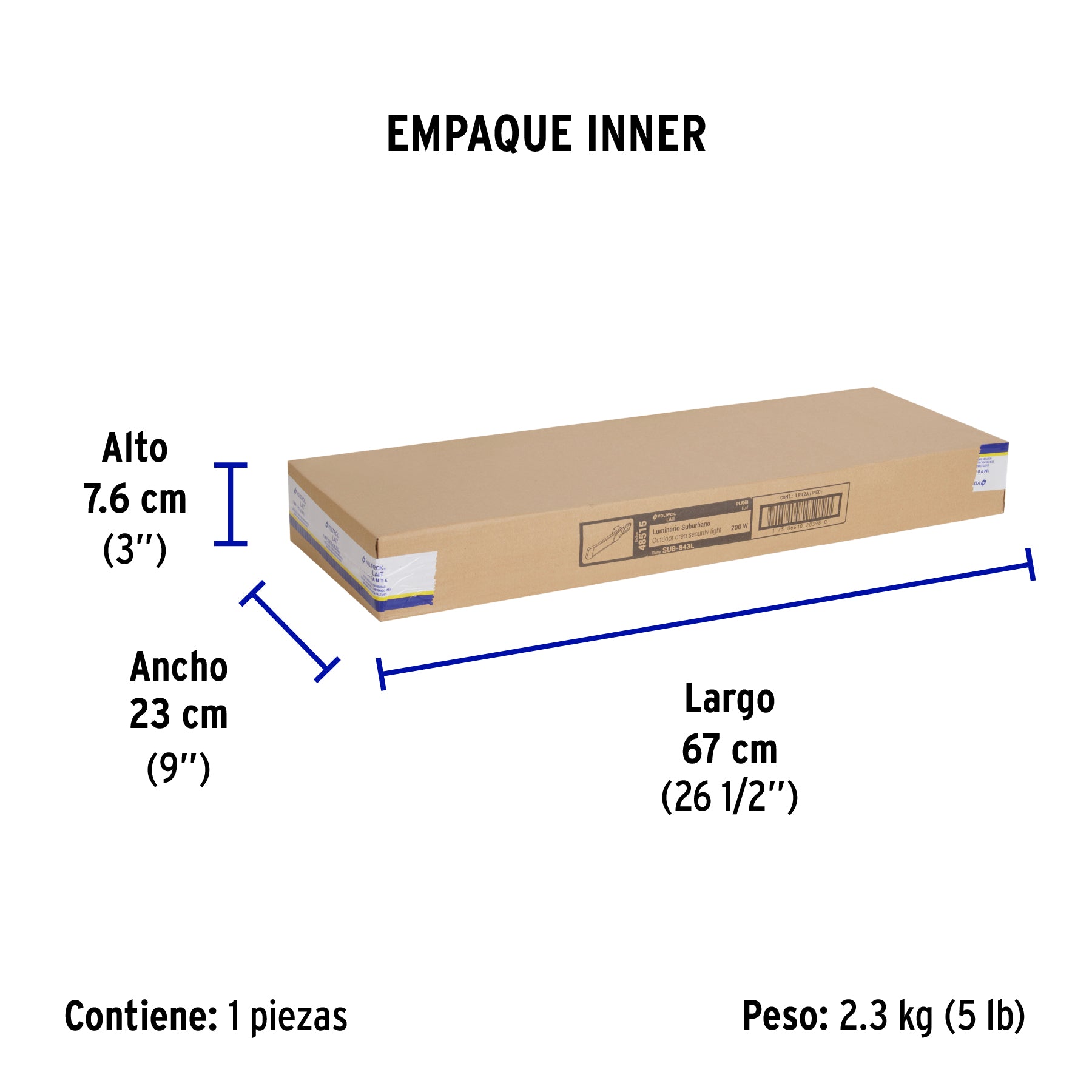 Luminario suburbano plano de LED 200 W alta intensidad