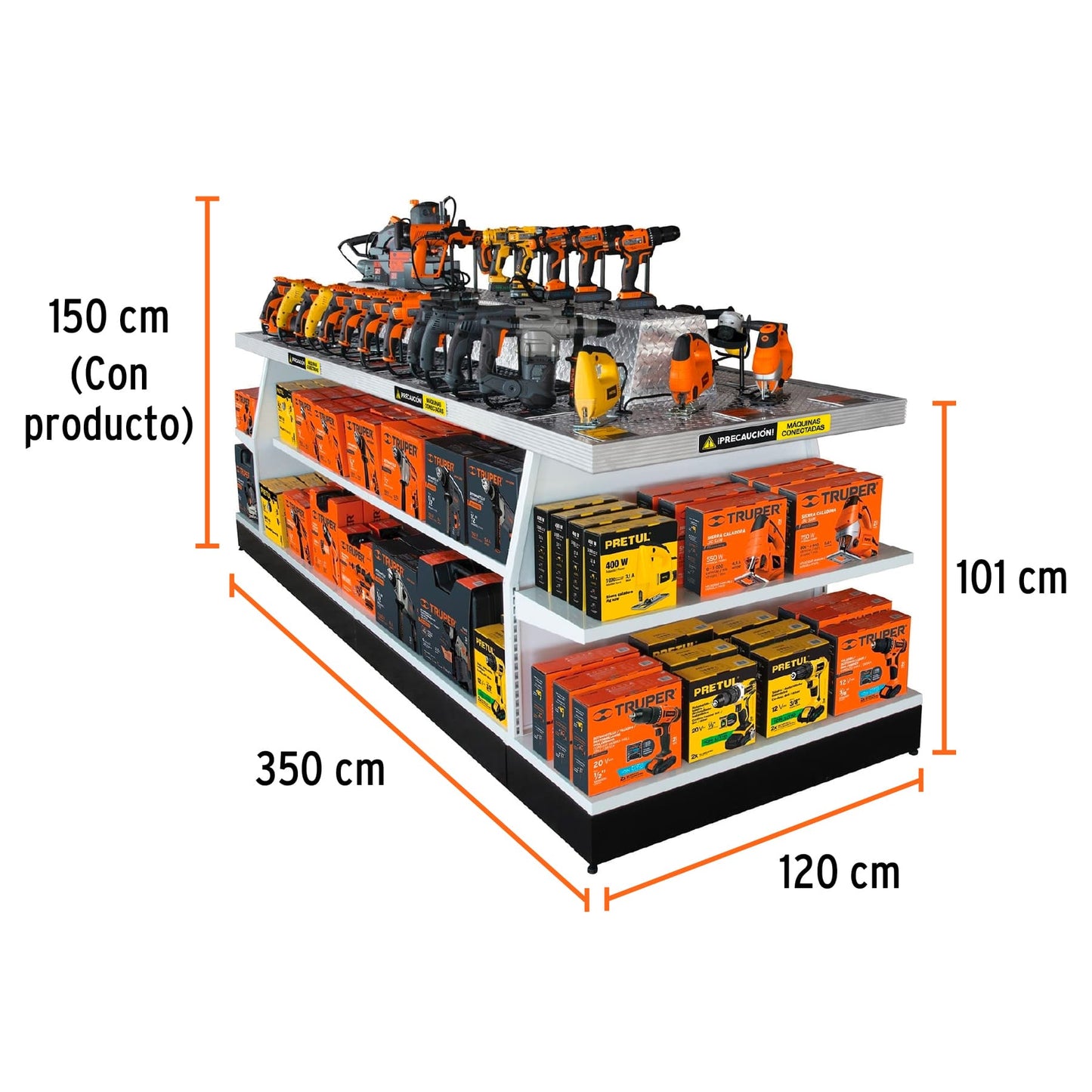 Mueble power center para herramienta eléctrica