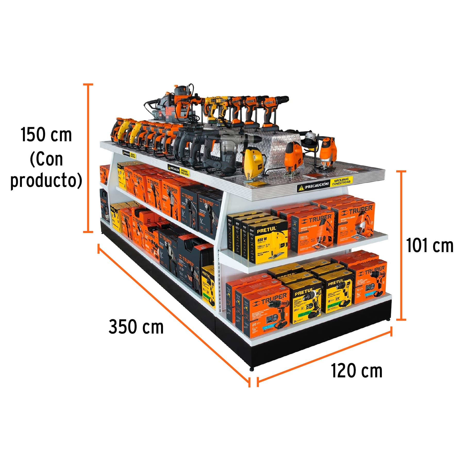 Mueble power center para herramienta eléctrica