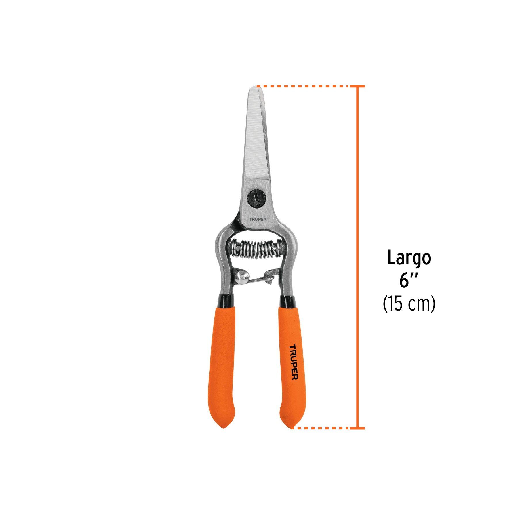 Tijera para poda 6", cuchilla delgada