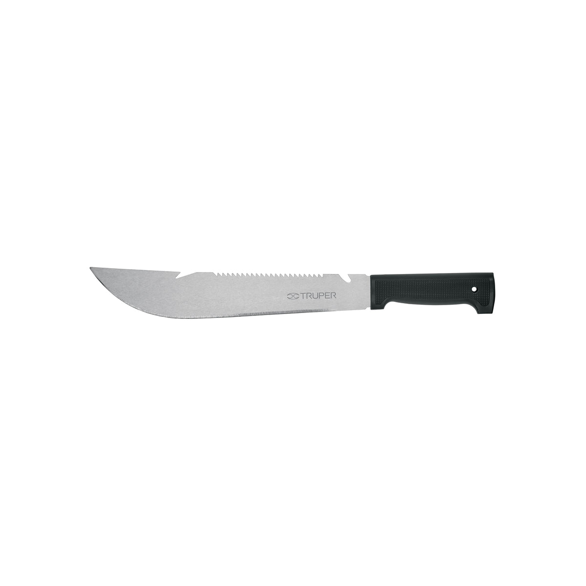 Machete tipo Rambo 12" con cacha negra con funda