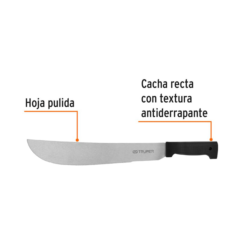 Machete estándar 14" cacha negra