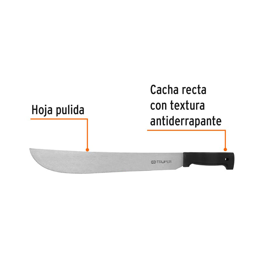 Machete estándar 16" cacha negra
