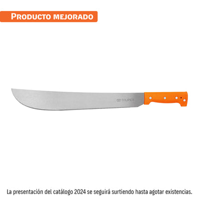 Machete estándar 16" cacha naranja
