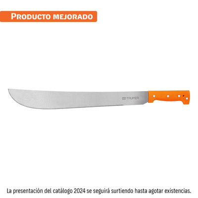 Machete estándar 18" cacha naranja