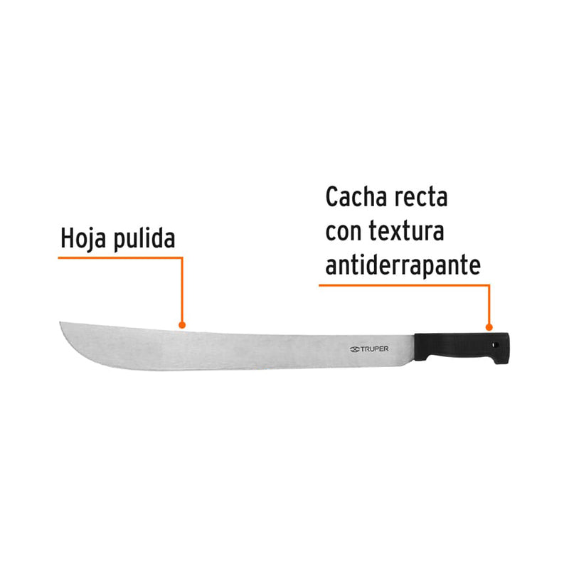Machete estándar 20" cacha negra