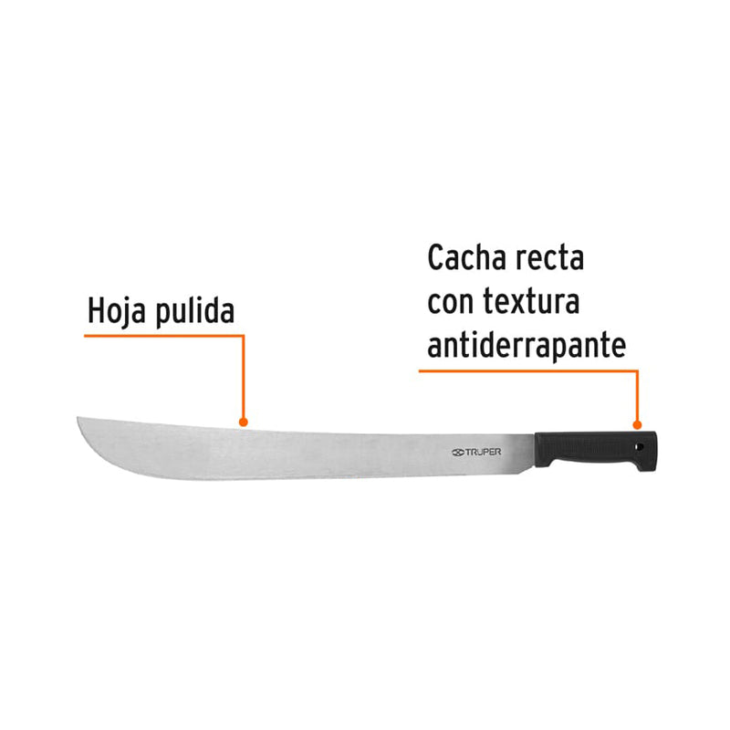 Machete estándar 22" cacha negra
