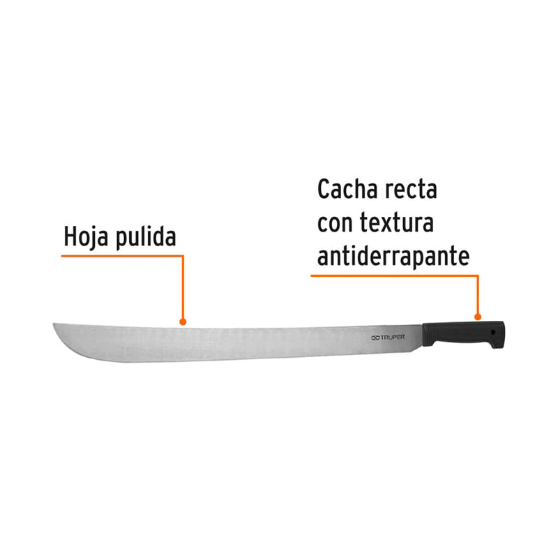 Machete estándar 24" cacha negra