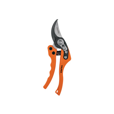 Tijera para poda 8", acero/nylon, cuchilla de paso