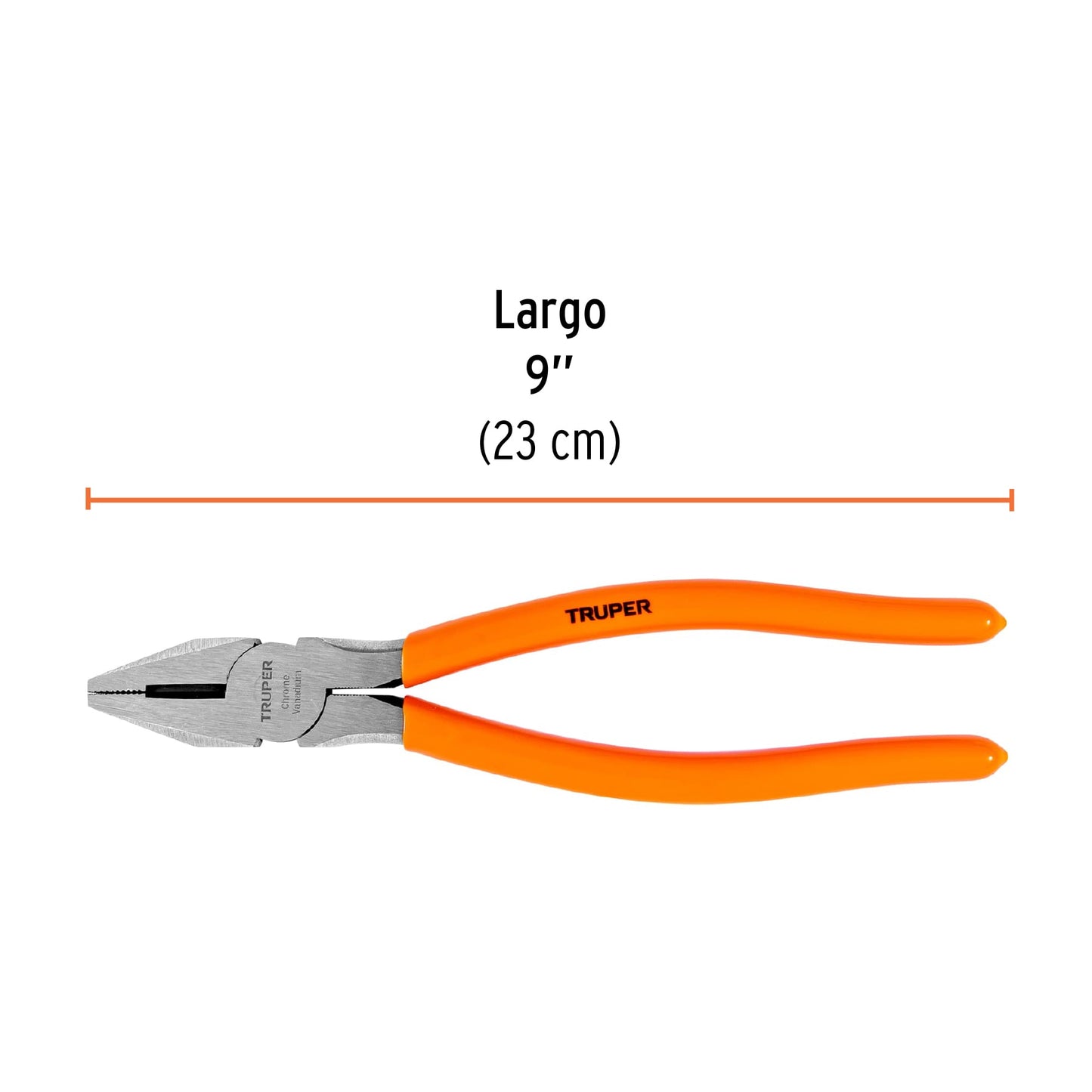 Pinza para electricista 9", mango vinil
