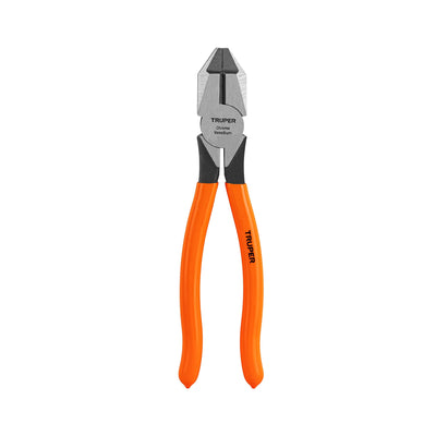 Pinza profesional para electricista 8", mango de vinil