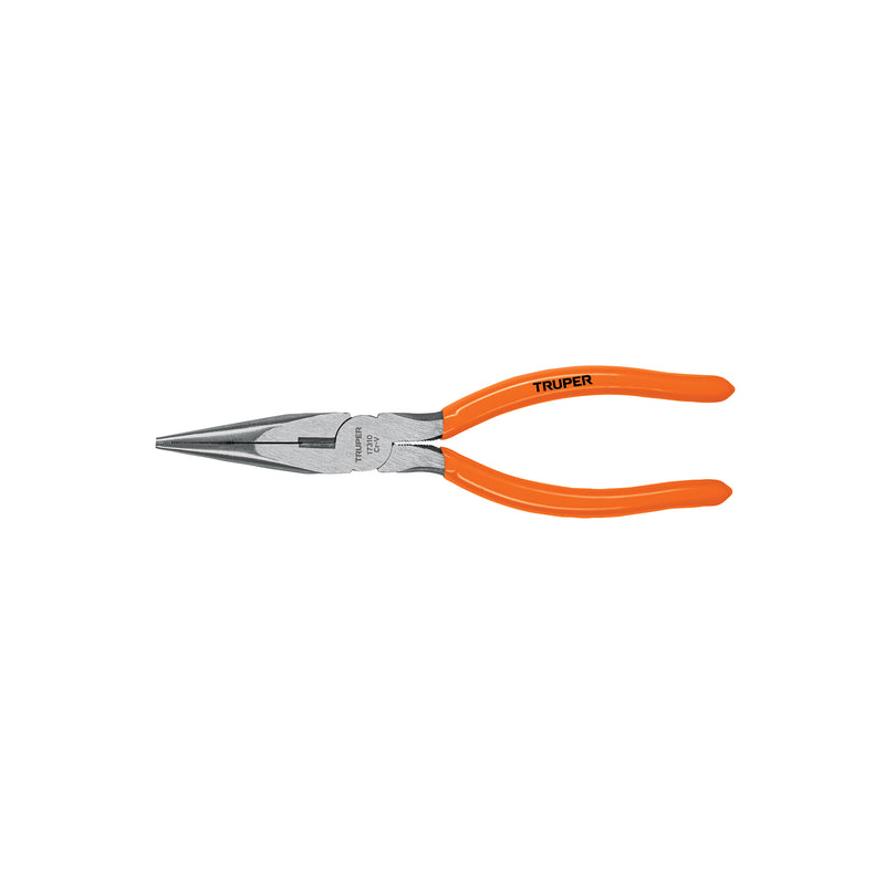 Pinza punta y corte 8", mango de vinil