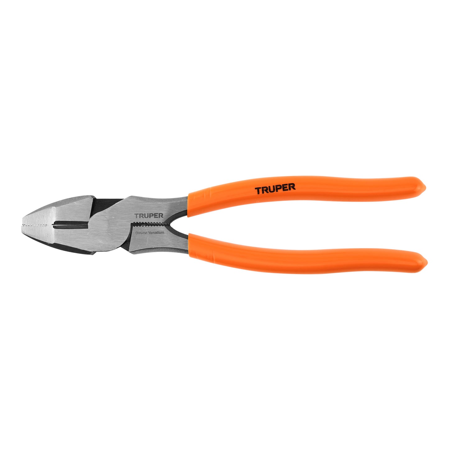 Pinza profesional p/electricista 8", alta palanca,mgo vinil