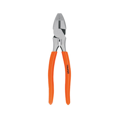 Pinza para electricista 8" alta palanca mango PVC, TRUPER