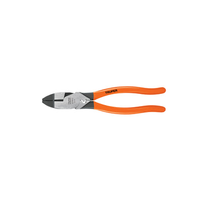 Pinza para electricista 9" c/ponchador de terminales, EXPERT