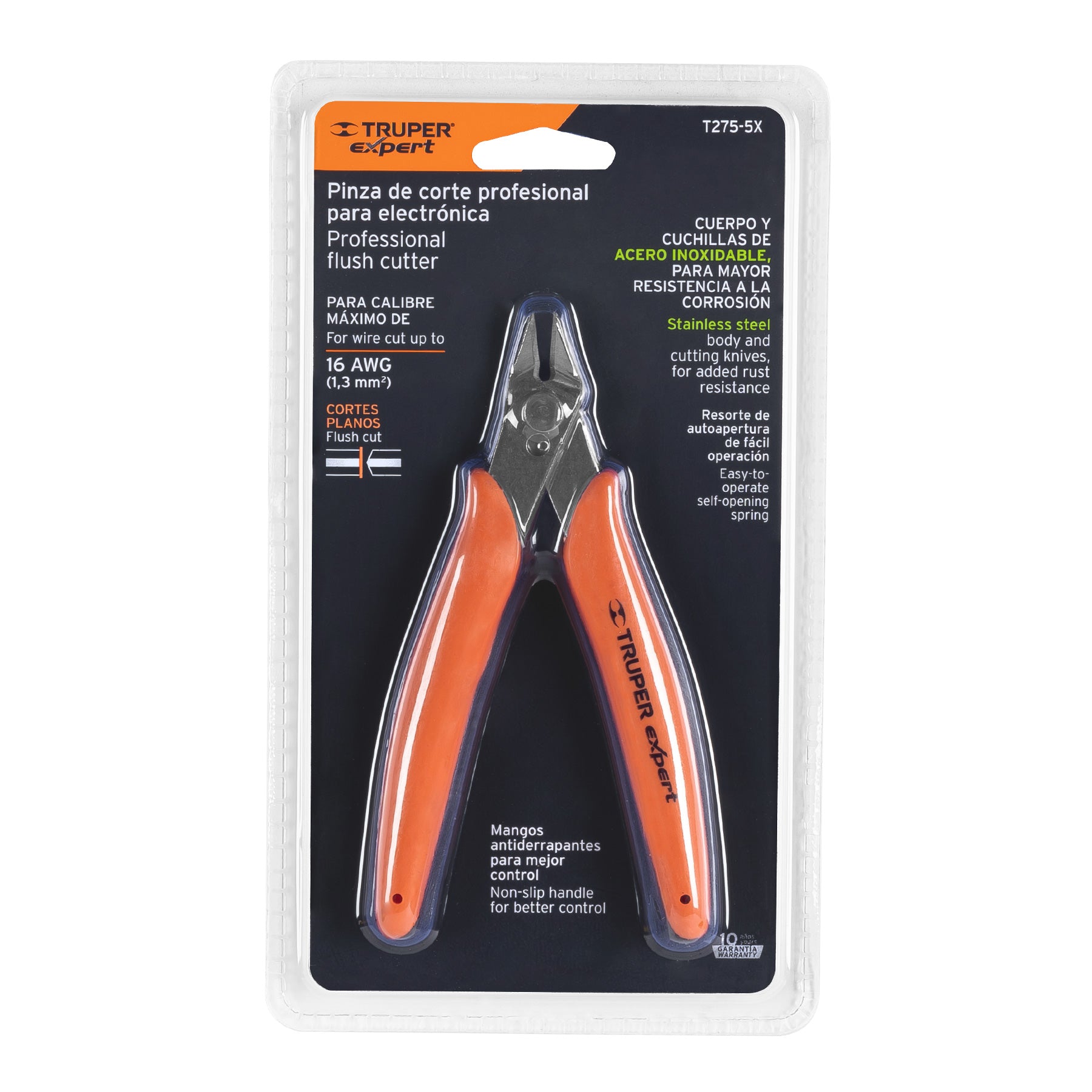 Pinza de corte, 5”, Truper Expert