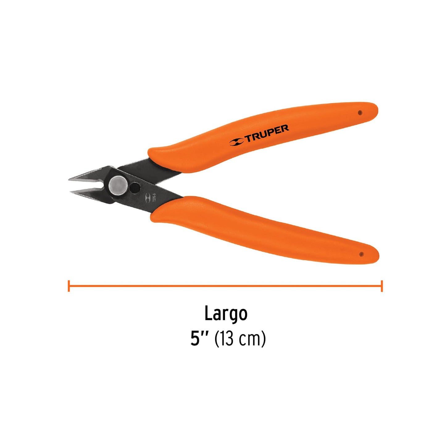 Pinza para electrónica, 5", de corte