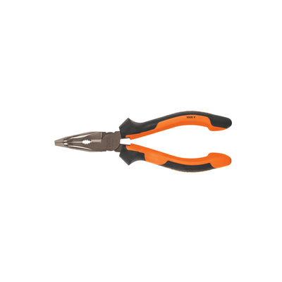Pinza punta curva 6", mango comfort grip