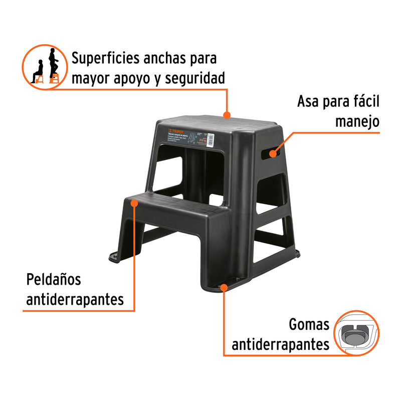Taburete de 2 escalones