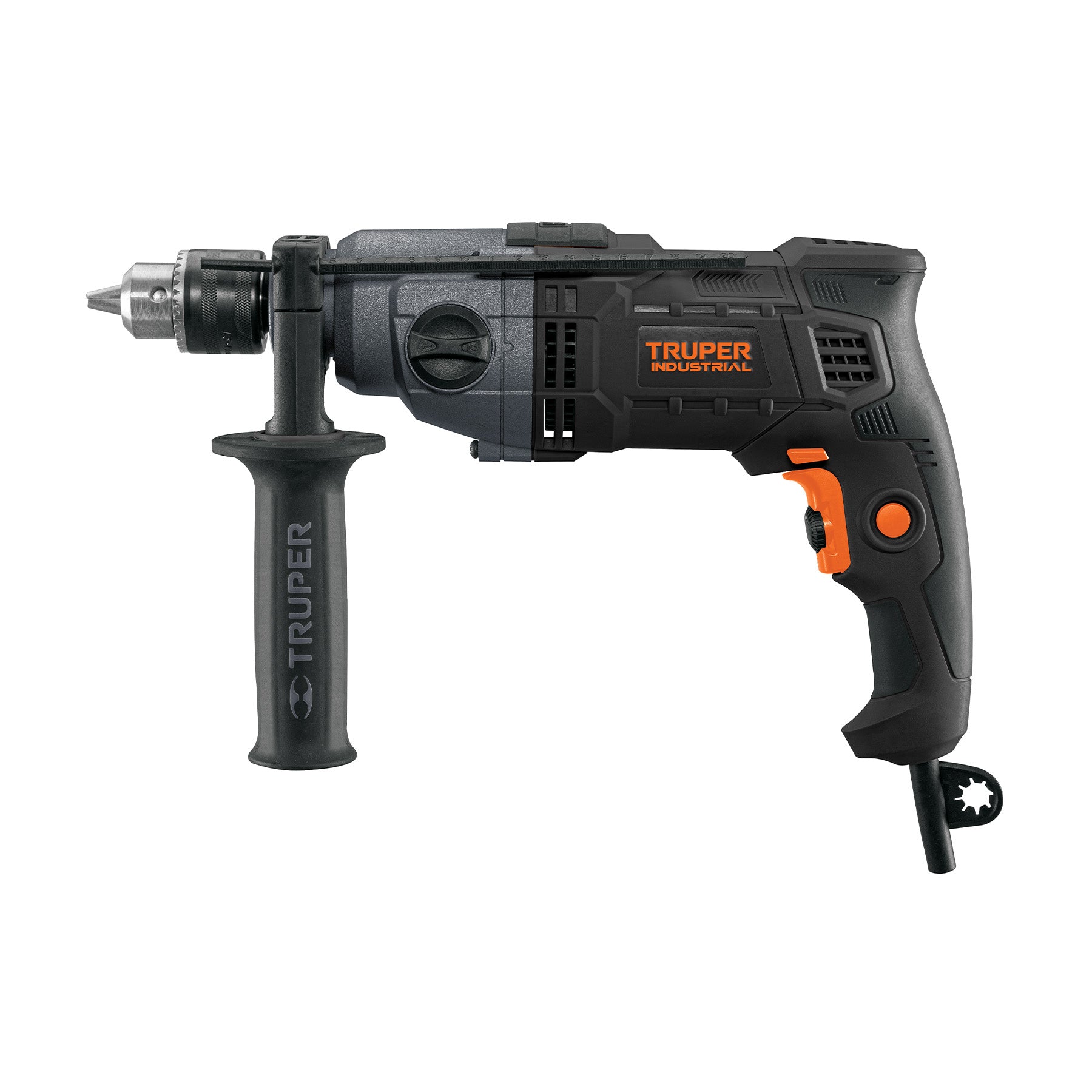 Taladro 1/2', 800W dos velocidades, TRUPER INDUSTRIAL