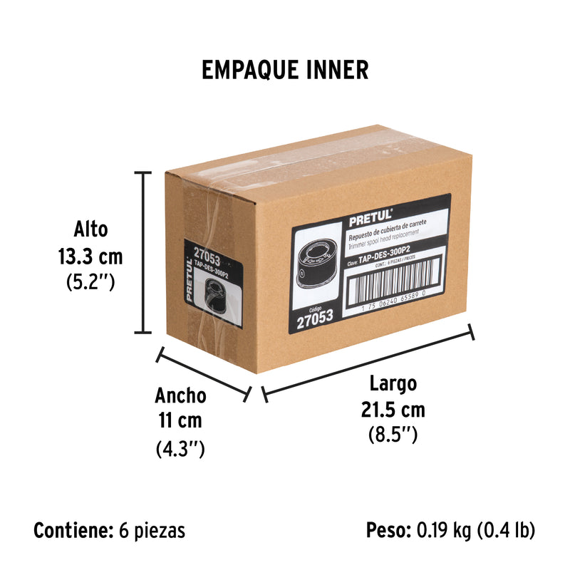 Tapa de repuesto para Desbrozadora DES-300P2
