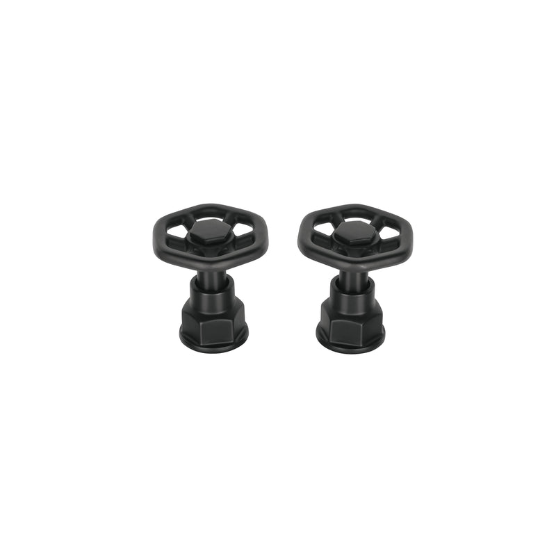 Juego de 2 manerales para mezcladora, volante, negro, Tubig