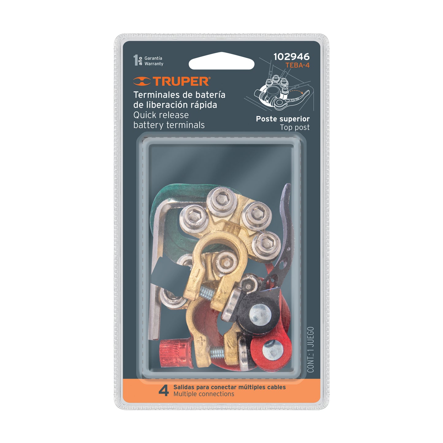 Brida negra para tubo ovalado de closet, Hermex