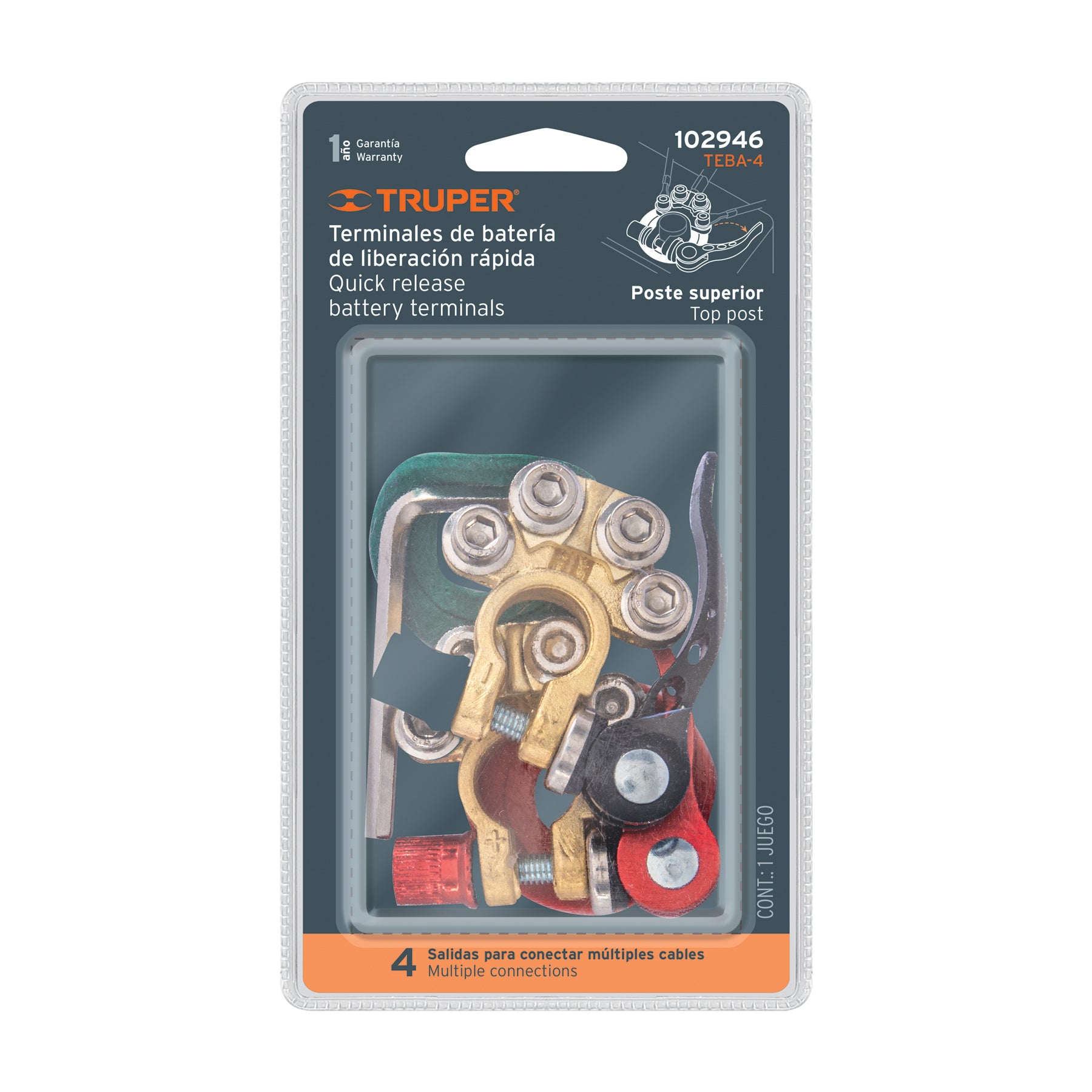 Brida negra para tubo ovalado de closet, Hermex