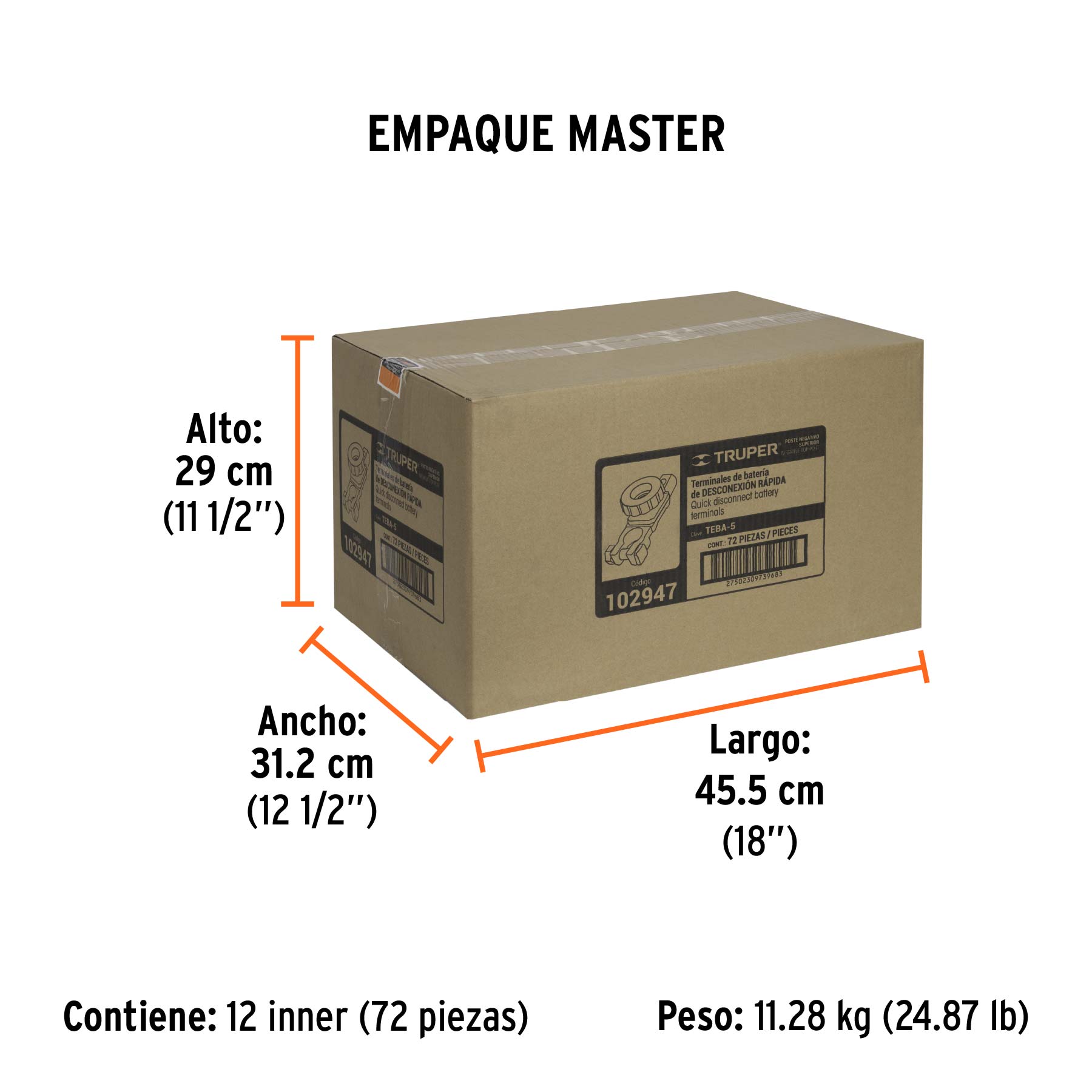 Terminal para bateria con Interruptor Switch, Truper
