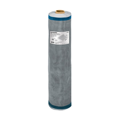 Malla mosquitera plástica, 0.60 x 30 m, gris