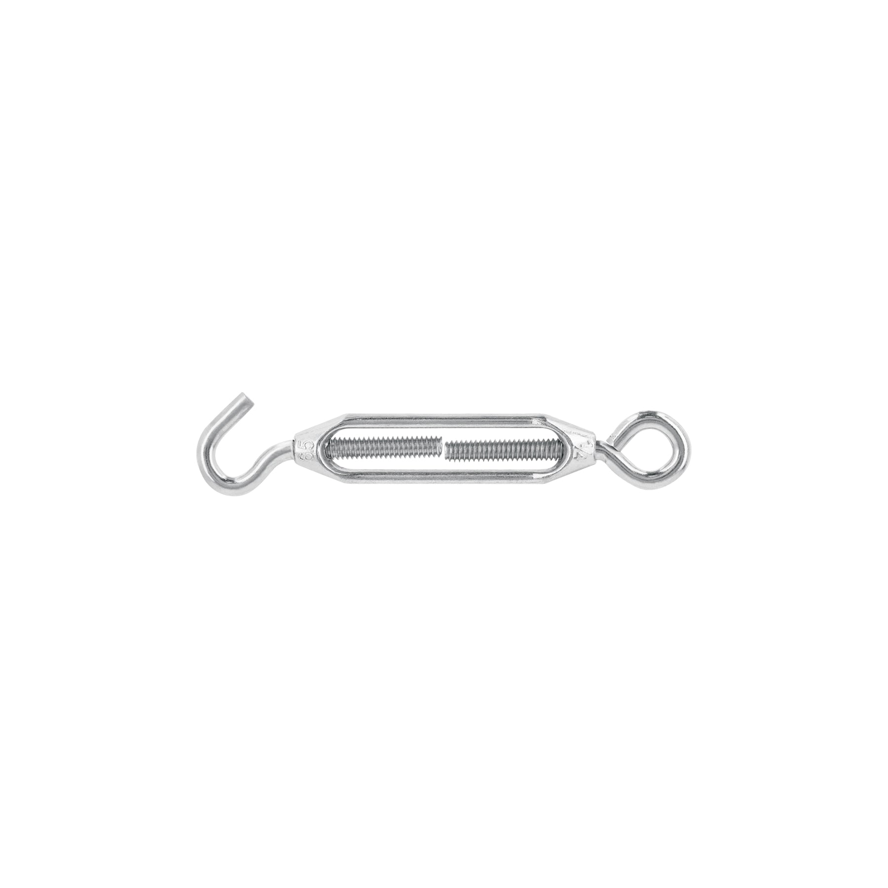 Tensor zinc, 1/4", gancho-argolla